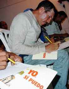 M&eacute;todo cubano de alfabetizaci&oacute;n Yo, si puedo